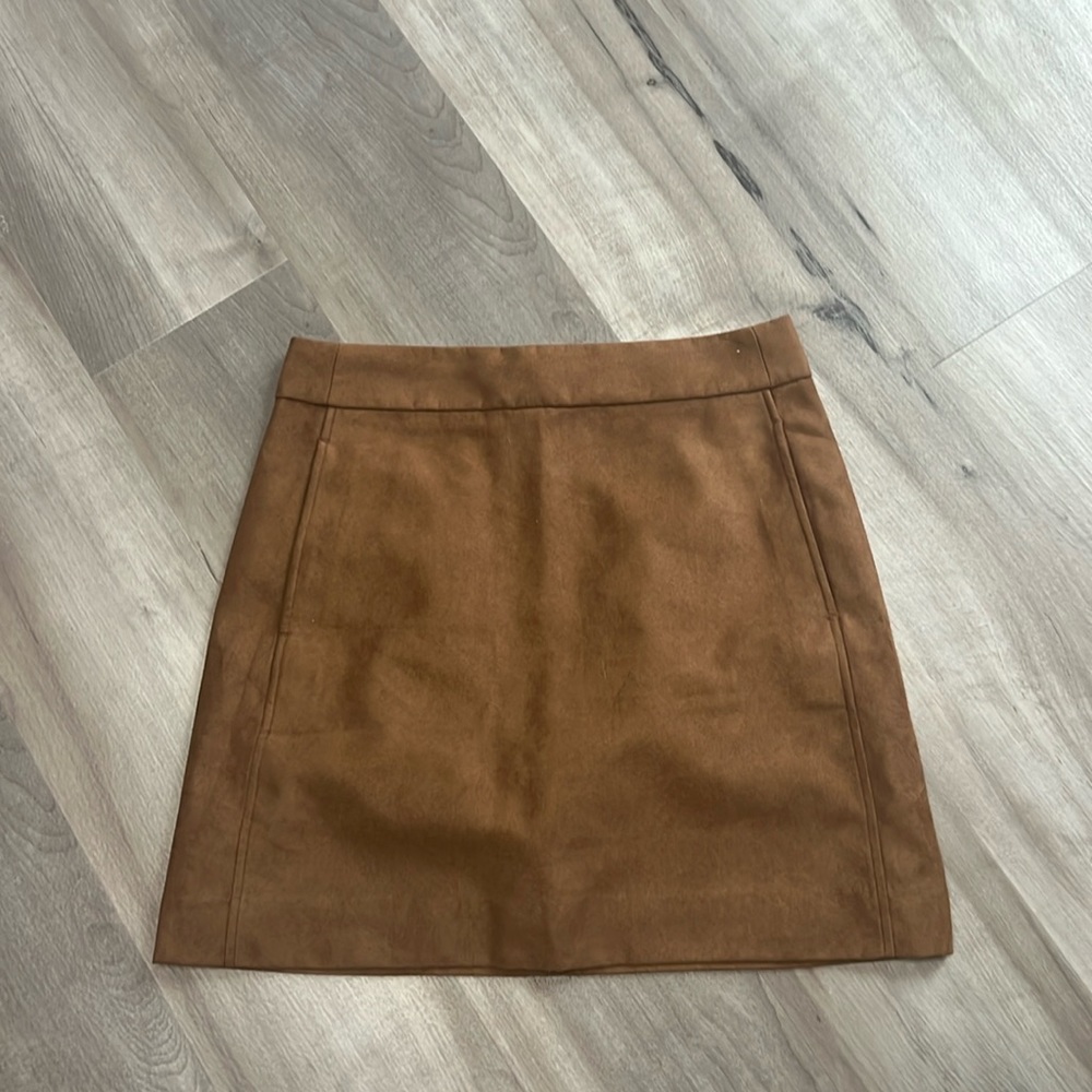Faux suede skirt form J crew factory